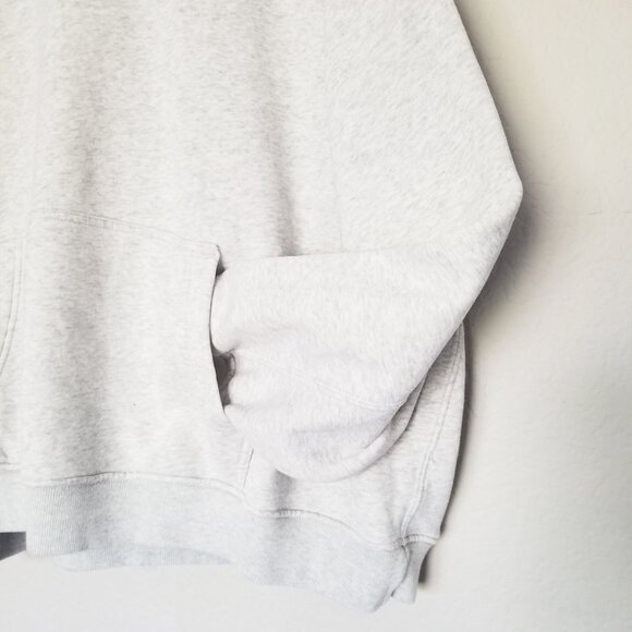 Abercrombie & Fitch SOFT A&F Essential Popover Hoodie XXL Light Heather Gray $70 - Picture 10 of 16